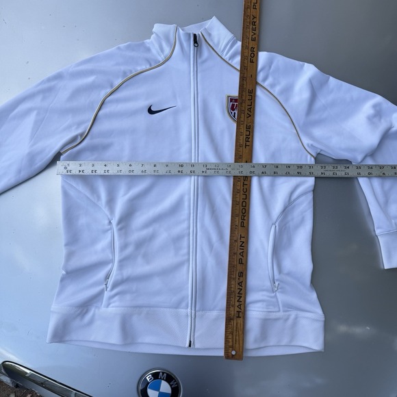90s Nike USA Soccer Nation Team Tack Zip Up Jacket Vtg Size XL Unisex - Picture 10 of 11